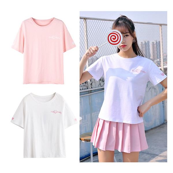 韓国ファッション レディース 半袖tシャツ オルチャン トップス 原宿系 夏 Buyee Buyee Japanese Proxy Service Buy From Japan Bot Online