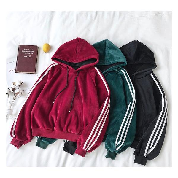 パーカー レディース ストリート系 ベロア スリーライン ジャージ風 長袖 韓国ファッション Buyee Buyee 일본 통신 판매 상품 옥션의 대리 입찰 대리 구매 서비스