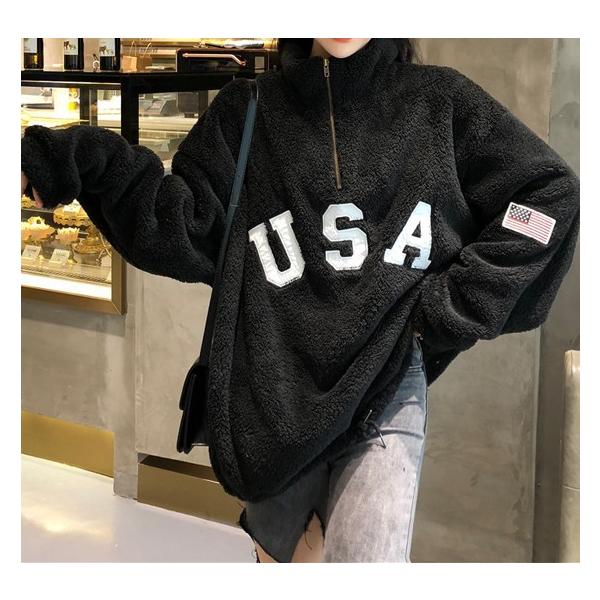 Usa ボア パーカー プルオーバー もこもこ レディース 長袖 オルチャン 原宿 韓国 Buyee 日本代购平台 产品购物网站大全 Buyee一站式代购 Bot Online