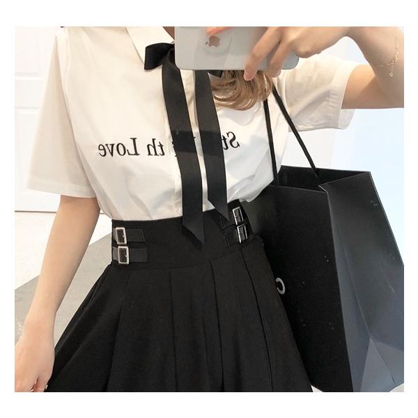 韓国ファッション シャツ ブラウス 半袖 レディース リボン オルチャン Buyee Buyee 일본 통신 판매 상품 옥션의 대리 입찰 대리 구매 서비스