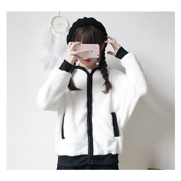 パンダ ジップアップパーカー レディース もこもこ モコモコ アウター 韓国 原宿系 Buyee Buyee Japanese Proxy Service Buy From Japan Bot Online
