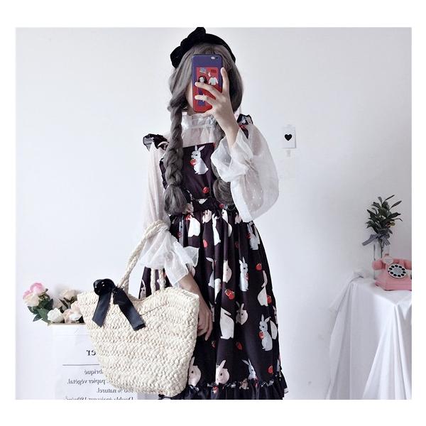 うさぎ ワンピース レディース ロリータ ゴスロリ 兎 ゆめかわいい 韓国 原宿 春 Buyee 日本代购平台 产品购物网站大全 Buyee一站式代购 Bot Online