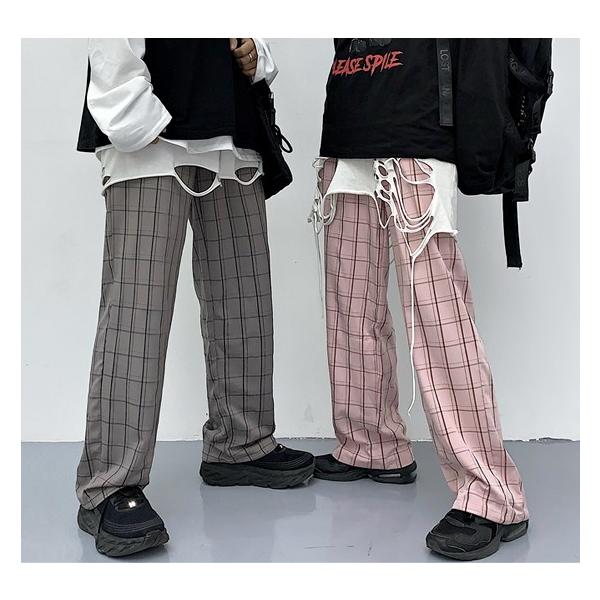 チェック柄 パンツ レディース メンズ ストリート系 ズボン 原宿系 韓国ファッション 秋冬 Buyee Buyee Japanese Proxy Service Buy From Japan Bot Online