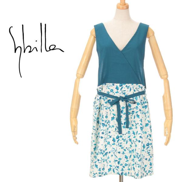 Sybilla（シビラ） Sybilla casa カーサ アレグリア エプロン ブルー