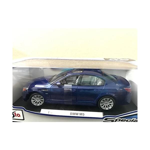 2007 BMW M5 E60 Blue Diecast Model Car 1:18 by Maisto : ワールド