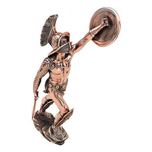 (Single) - Design Toscano The Gladiator Sculpture in Copper