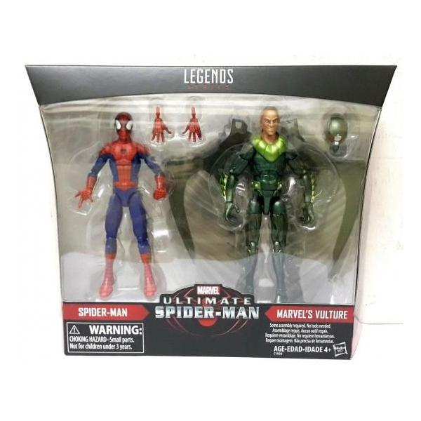 ハズブロ スパイダーマン マーベルレジェンド 6インチ アクションフィギュア ウォルマート限定2パック アルティメット・スパイダーマン &amp; ヴァルチャー / Ha