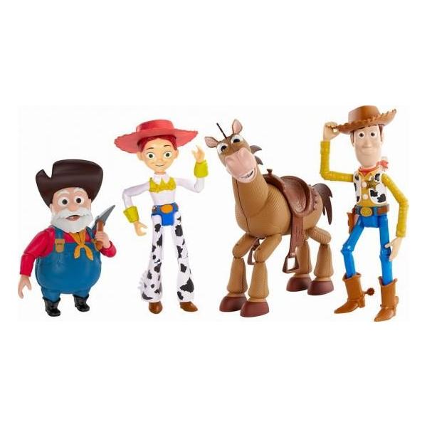 マテル(MATTEL)トイ・ストーリー7インチアクションフィギュア“ウッディのラウンドアップ”4パックウッディ&ジェシー&ブルズアイ&プロスペクター