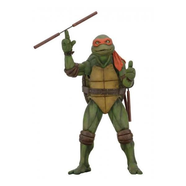 ミュータント・タートルズ 1990 ムービーシリーズ 1/4スケール アクションフィギュア ミケランジェロ ネカ NECA 映画版 マイキー