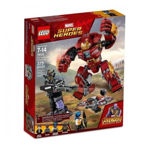 LEGO レゴ マーベル スーパーヒーローズ アベンジャーズ：インフィニティ・ウォー ハルクバスター スマッシュアップ 76104 組み立てキットには、プロキシマ