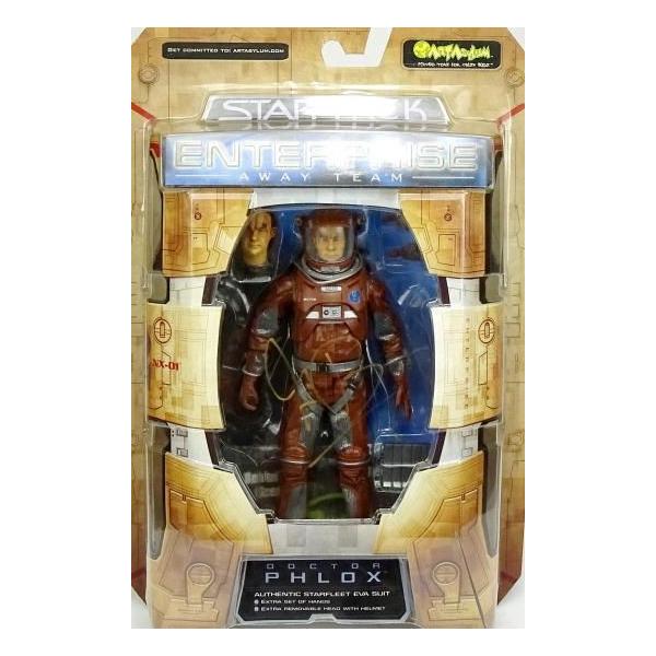 Star Trek スタートレック エンタープライズ ドクターフロックス (r) 離脱チーム EVA スーツ アクションフィギュア