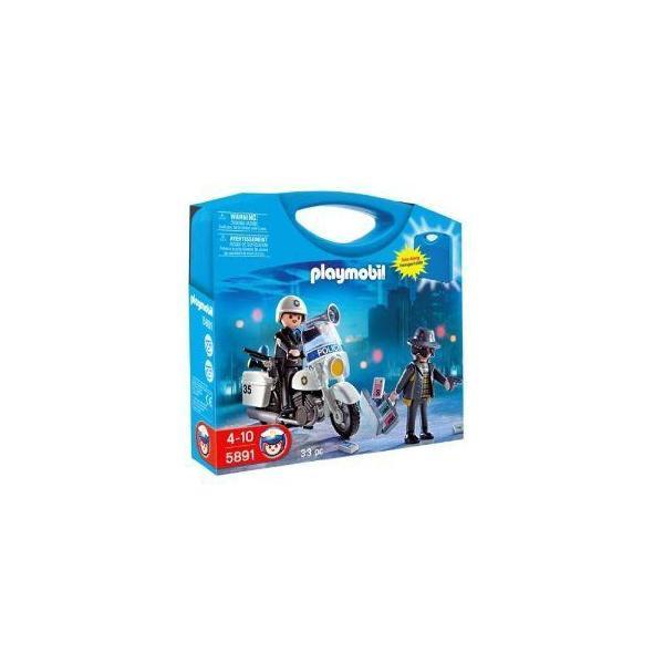 プレイモービル Playmobil 5891 Police/Thief Take-Along Carrying ケース