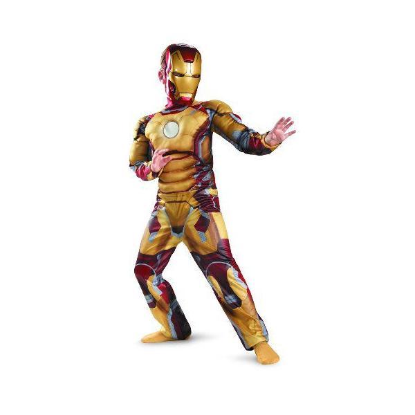 映画 『アイアンマン 3』 マーク 42 子供用 デラックス コスチューム Marvel Iron Man 3 Mark 42 Boys Cl