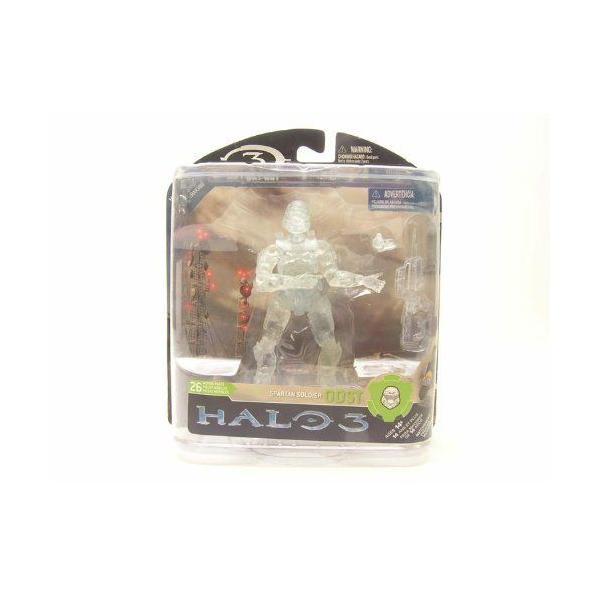 Halo 3 Mcfarlane Toys Series 3 Action Figure Active Camo Spartan Soldier ODST with Battl