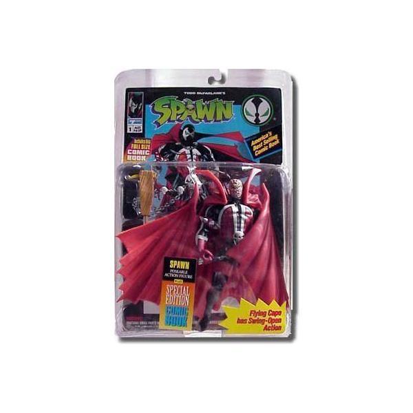 Todd Mcfarlane's Spawn Action Figure with Special Edition Comic Book フィギュア ダイキャスト 人形