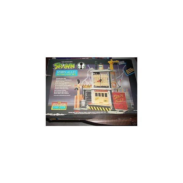 Todd Mcfarlane's Spawn Alley アクションフィギュア Playset w/ Special Edition Comic Book 1994 Box