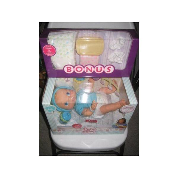 Hasbro ハスブロ Baby Alive ベビーアライブ Wets n Wiggles Boy Doll with Bonus Set Interactive a