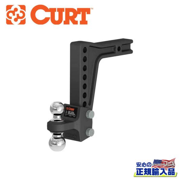 CURT（車） [CURT カート] アジャスタブル ヒッチボールマウント