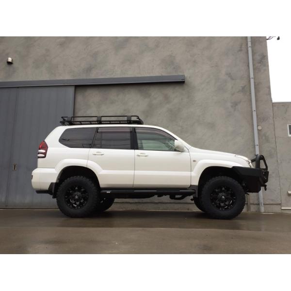 一台分 カスタム Gi Gear ランドクルーザープラド パーツ ガード 1プラド ランクルプラド 1系 パーツ サイドステップ サイドバー サイドステップ オフロード ランクルプラド Eas 3511 Ch Dolonco