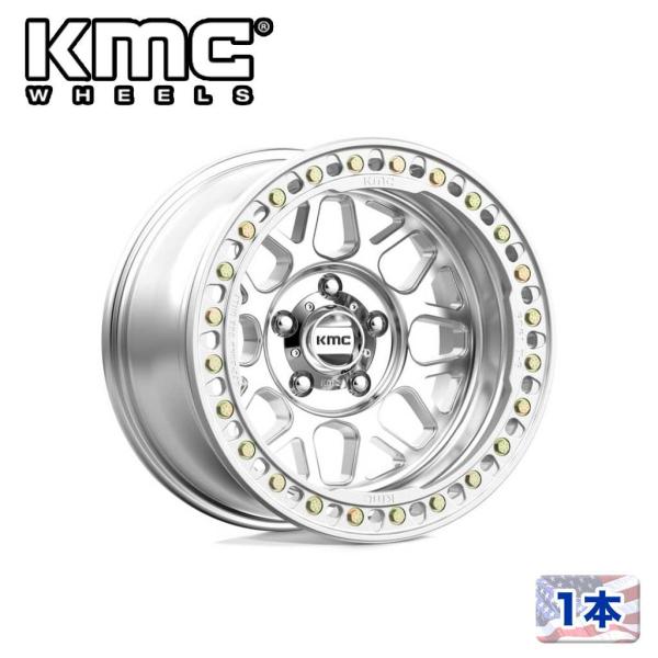 [KMC 日本販売代理店]17インチアルミホイール 1本 KM235 GRENADE CRAWL BEADLOCK 17×9J 5H 127 -38 CB71.5 汎用/KM23579050538N