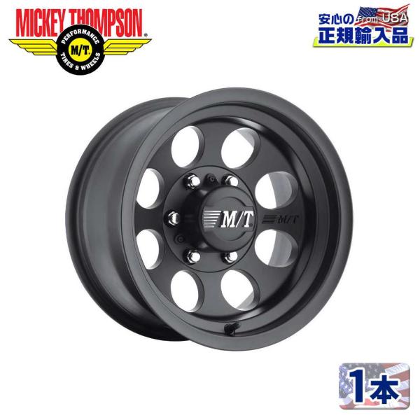 MICKEY THOMPSON ミッキートンプソン]15インチアルミホイール 1本