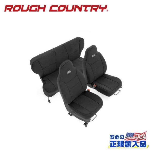 [ROUGH COUNTRY(ラフカントリー)正規輸入総代理店]シートカバー 一台分 Jeep ジープ チェロキー XJ/91022