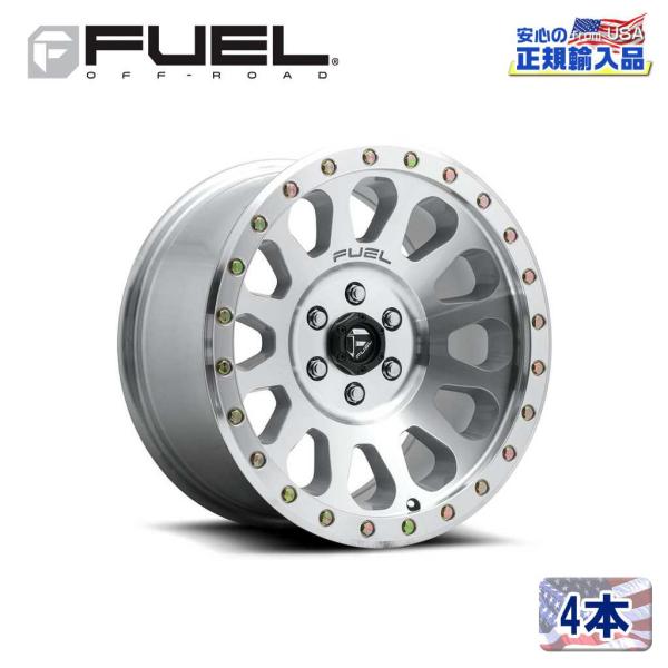 【今だけ大幅値下げ】FUEL 17インチホイール４本セット dolonco_set0040381