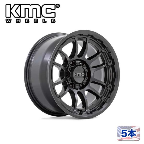 KMC [KMC 日本販売代理店]17インチアルミホイール 5本 KM727 WRATH 17