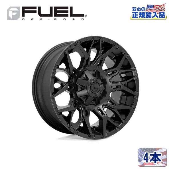 [FUEL OFFROAD(フューエル)]20インチアルミホイール 4本セット D772 TWITCH(ツイッチ) 20×9 8H180 +1 CB124.3/D77220901850