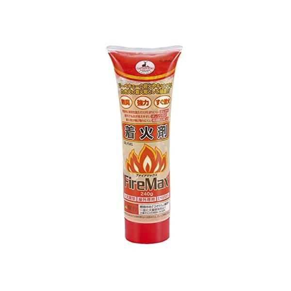 他サイト： キャプテンスタッグ ファイアマックス 着火剤240g M-6713の商品画像