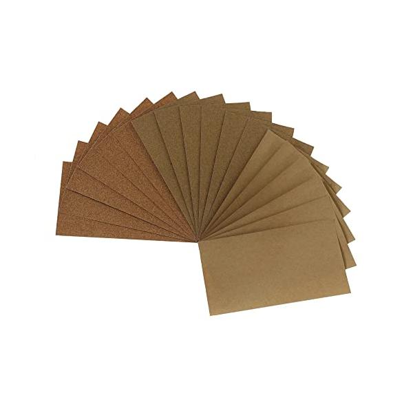 他サイト： ビッグマン(Bigman) 紙ヤスリミニセット #120#240#400 18枚入り(各6枚) BYR-25 DIY・ホビー・キッチンやトイレのの商品画像