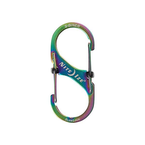 他サイト： NITEIZE(ナイトアイズ) エスビナー スライドロック #3 スペクトラム LSB3-07-R3 (日本正規品) W30 H68 D10(mの商品画像