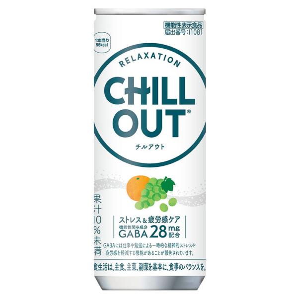 他サイト： CHILLOUT チルアウト ストレス&amp;疲労感ケア 250ml缶　1ケース（30本）セットの商品画像