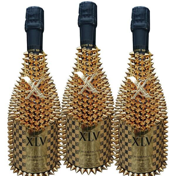 XLV ブジー グランクリュ ミレジメ デコレーションボトル750ml×3 XLV ブジー グランクリュ ミレジメ デコレーションボトル750ml×3
