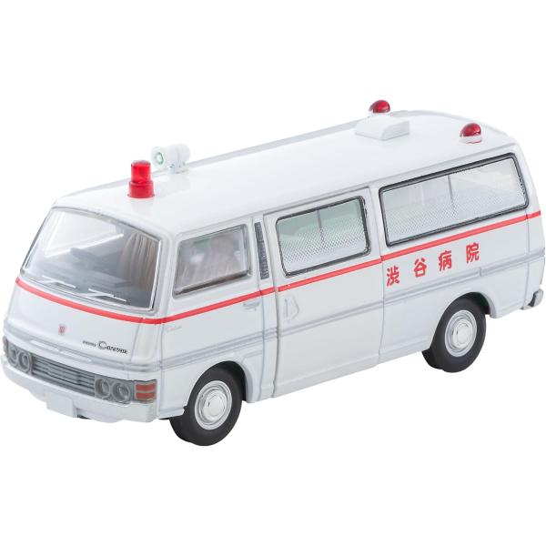トミーテック トミカリミテッドヴィンテージ ネオ 1/64 LV-N 大都会 01 日産キャラバン 救急車 渋谷病院 大都会 PART III 第7話 「逃亡の滑走路」より 完成品