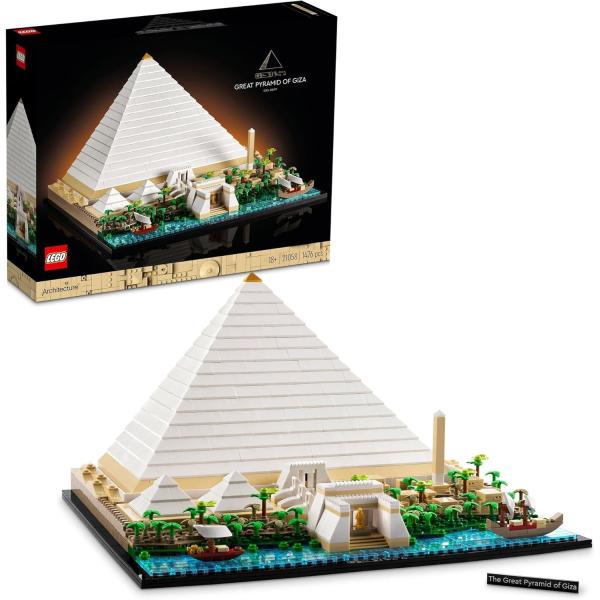 レゴ LEGO アーキテクチャー ギザの大ピラミッド 誕生日プレゼント 21058 ブロック クリスマスプレゼント インテリア 建築 旅行 デザイン 男の子 女の子 大人