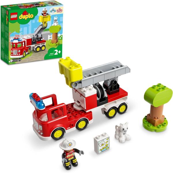 他サイト： レゴ LEGO デュプロ デュプロのまち はしご車 10969 おもちゃ 乗り物 車 ミニカー 10969の商品画像