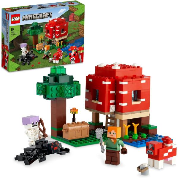 レゴ LEGO マインクラフト キノコハウス 21179 おもちゃ ブロック クリスマスプレゼント プレゼント テレビゲーム 家 おうち 男の子 女の子