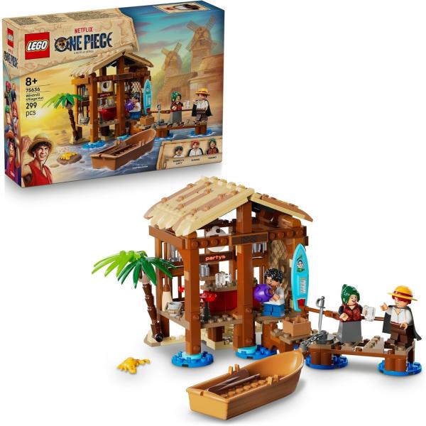 レゴ LEGO ワンピース フーシャ村 75636 シャンクス 赤髪 悪魔の実 ゴムゴムの実 麦わら帽子 マキノ 手配書 ONE PIECE フィギュア グッズ おもちゃ 誕生日