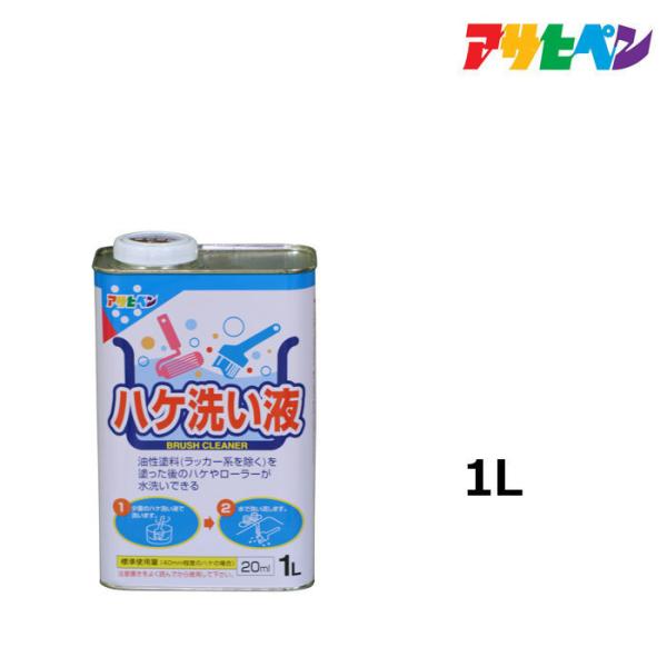 ハケ・ローラー アサヒペン ハケ荒い液 1L