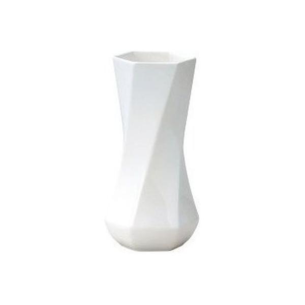 フラワーベース　花瓶　白【商品説明】お花を一層豪華に引き立てます。シンプルかつ上品なデザインがもたらす安定感。季節や用途を問わず、お使いいただけます。【仕様】サイズ：9xH18cmカラー：ホワイト種類：陶器【注意事項】画面上のカラーはブラウ...