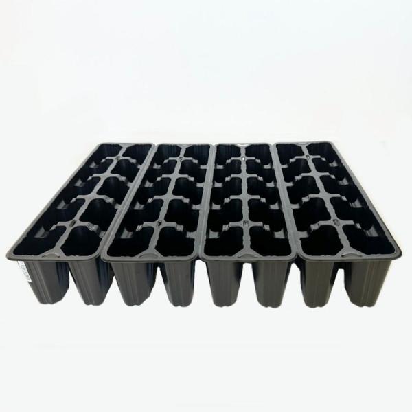 ●品種分けしやすい10連結ポット●4枚組になっていますが、簡単に切り離すことができます。●底面は根にいいスリット加工があります。【仕様】・サイズ：高さ79×幅337×奥行488(mm)・10連結×4ツ組