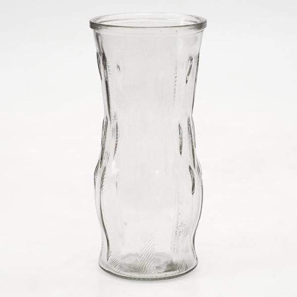 一輪挿し、フラワーアレンジメントにシンプルなデザインのガラス製花瓶■材質：ガラス■サイズ（約）：口径10cm × 高さ21.5cm