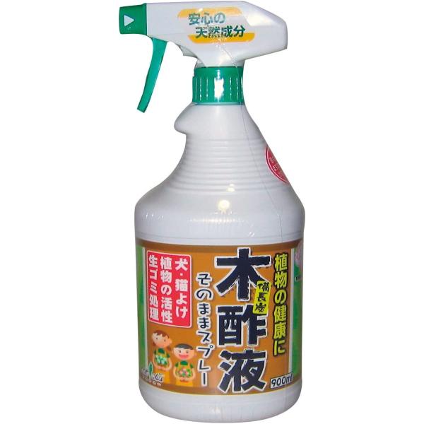 ●植物の健康、活性に。安心の天然成分。●犬・猫よけや生ごみ処理にもお使いいただけます。●薄めずそのまま使えるスプレータイプ【仕様】・内容量：900ml