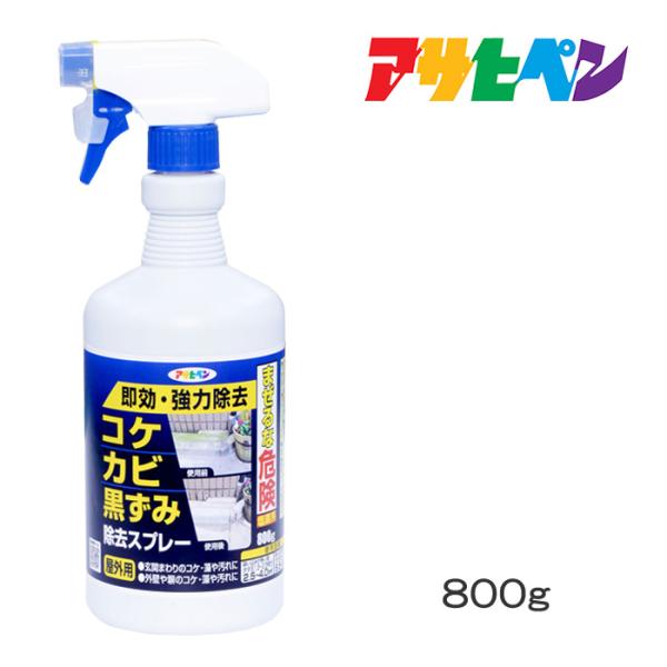 他サイト： 洗浄スプレー アサヒペン コケ・カビ・黒ずみ除去スプレー 800gの商品画像