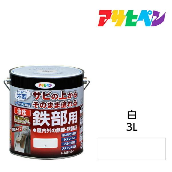 鉄製の扉、アイアンフェンス、スチールシャッター単管パイプ、機械器具、農機具などの鉄部に塗って防錆効果と錆止め効果倉庫屋根などのガルバリウム鋼板、波板トタンにも効果あり