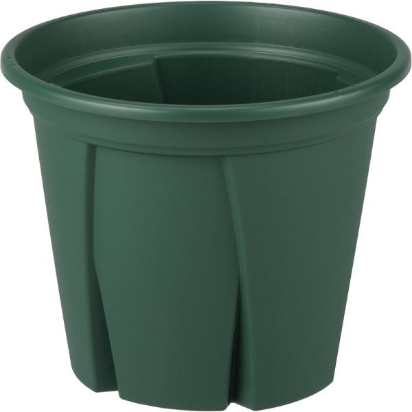 根っこつよし 10号 グリーン アップルウェアー　園芸　ガーデニング　スリット鉢　植木鉢