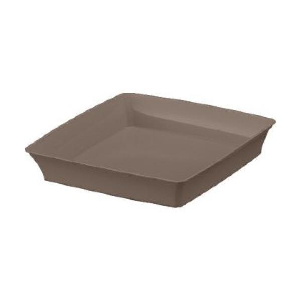 グラシアプレート 190型 モカブラウン アップルウェアープラスチックの特徴を活かした高級感のある光沢仕上げ。シックで落ち着きのあるインテリアや、ダーク色の観葉植物によく合います。スタイリッシュなスクエアデザイン。グラシアポットに合わせて、...