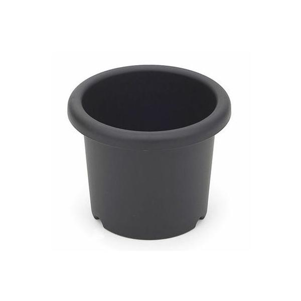 アガベやコーデックスの植え込みにも【特長】支柱を立てる為の穴を加工しています。材質：ポリプロピレンサイズ：(約)：直径17.5Ｘ高さ14cm色：ブラック容量：2L