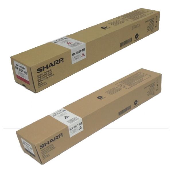 シャープ　MX-61トナー　ブラック　マゼンタ　MX−2661と同時購入　特売品